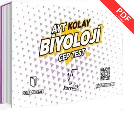 AYT Orta Biyoloji Cep Test kitap kapağı
