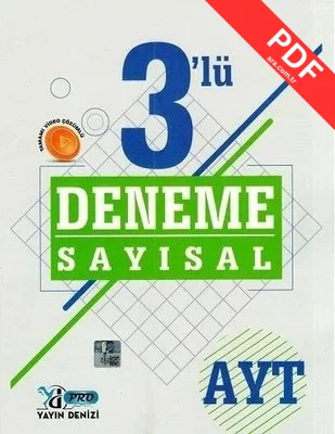 AYT Sayısal Pro Deneme 3'lü kitap kapağı