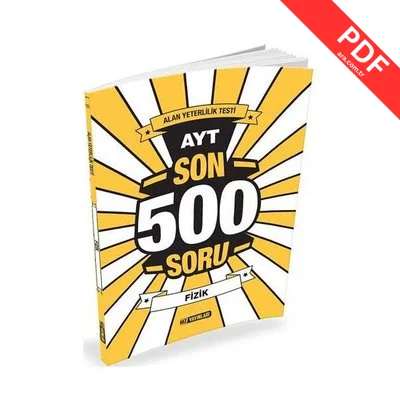 AYT Son 500 Soru - Fizik kitap kapağı