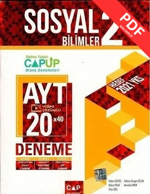AYT Sosyal Bilimler 2 Up 20x40 Deneme kitap kapağı