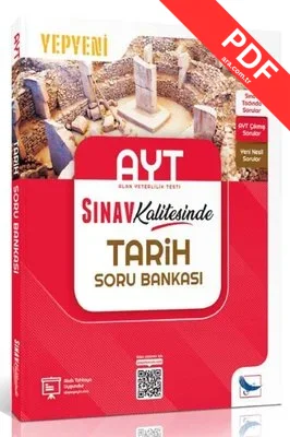 AYT Tarih Sınav Kalitesinde Soru Bankası kitap kapağı