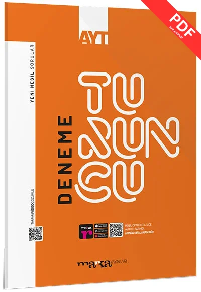 AYT Yeni Nesil Turuncu Deneme Tamamı Çözümlü Marka Yayınları kitap kapağı