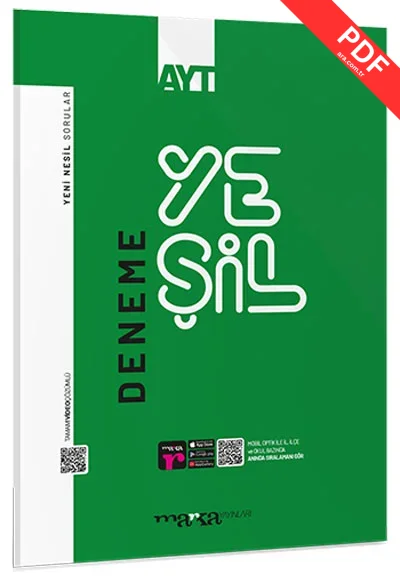 AYT Yeşil Deneme Marka Yayınları kitap kapağı
