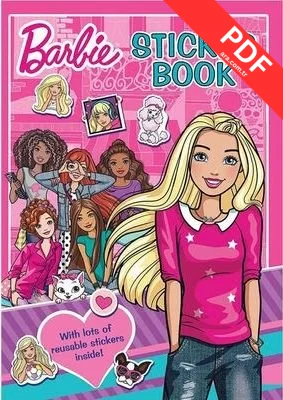 Barbie Sticker Book kitap kapağı