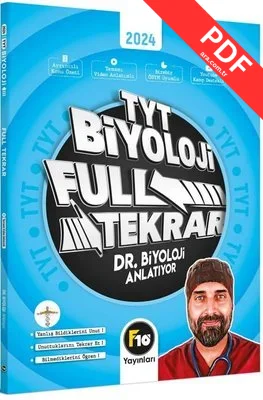 Barış Hoca Dr. Biyoloji TYT Biyoloji Full Tekrar Video Ders Kitabı kitap kapağı