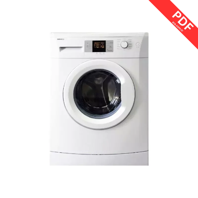 Beko WMB 71041 kılavuz kapağı