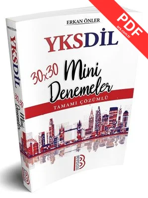 Benim Hocam Yayınları Yksdil 30X30 Tamamı Çözümlü Mini Denemeler kitap kapağı