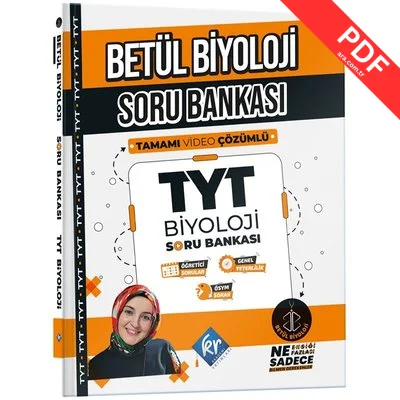 Betül Biyoloji TYT Biyoloji Soru Bankası - Tamamı Video Çözümlü kitap kapağı
