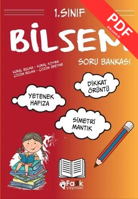 Bilsem 1. Sınıf Soru Kitabı kitap kapağı