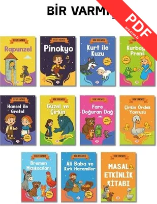 Bir Varmış Serisi Seti - 10 Kitap + 1 Aktivite Takım kitap kapağı