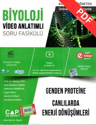 Biyoloji Genden Proteine Canlılarda Enerji Dönüşümleri Konu Anlatımlı Soru Bankası kitap kapağı