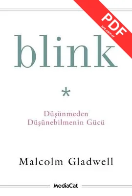 Blink-Düşünmeden Düşünebilmenin Gücü kitap kapağı