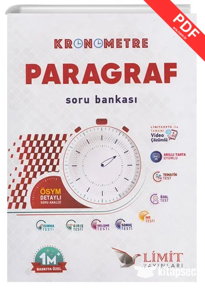 Kronometre Paragraf Soru Bankası Limit Yayınları kitap kapağı