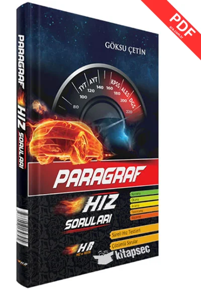 TYT AYT KPSS ALES DGS Paragraf Hız Soruları Hız ve Renk Yayınları kitap kapağı