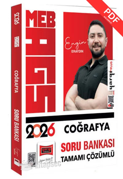 2026 MEB-AGS Tamamı Çözümlü Coğrafya Soru Bankası (Engin Eraydın) Yargı Yayınları kitap kapağı