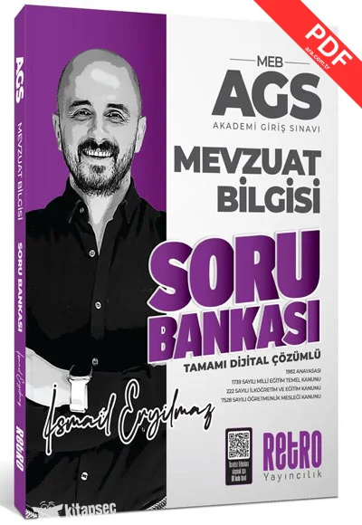 2026 MEB AGS Mevzuat Bilgisi Soru Bankası Retro Kitap kitap kapağı