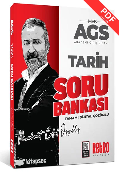 2026 MEB AGS Tarih Soru Bankası Retro Yayıncılık kitap kapağı