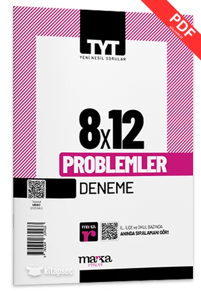 2026 TYT Yeni Nesil Problemler 8 Deneme Tamamı Video Çözümlü Marka Yayınları kitap kapağı