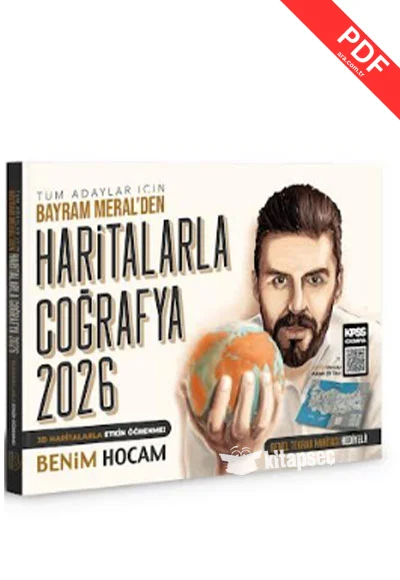 2026 Tüm Adaylar İçin Haritalarla Coğrafya Konu Anlatımı Benim Hocam Yayınları kitap kapağı