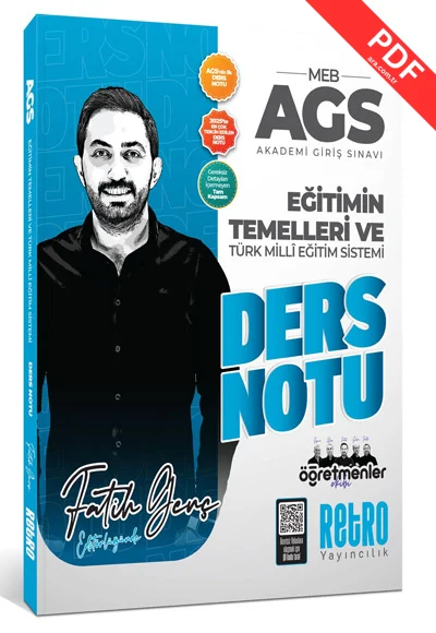 2026 MEB AGS Eğitimin Temelleri ve Türk Milli Eğitim Sistemi Retro Kitap kitap kapağı