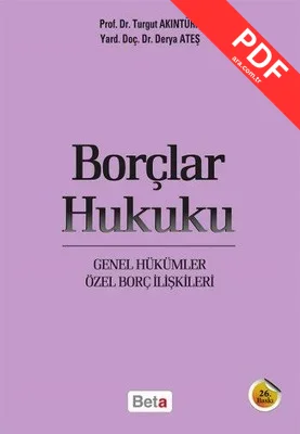 Borçlar Hukuku kitap kapağı