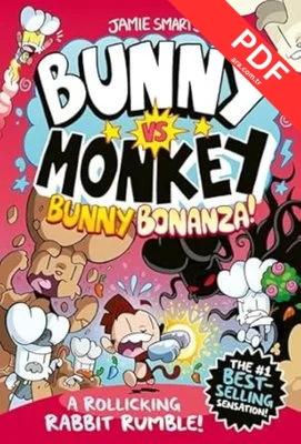 Bunny vs Monkey Bunny Bonanza (a Phoenix Comic Book from the million-selling Jamie Smart Illustrat kitap kapağı