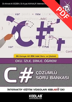 C# Çözümlü Soru Bankası kitap kapağı