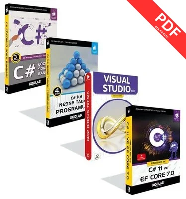 C# Eğitim Seti 1 - 4 Kitap Takım kitap kapağı