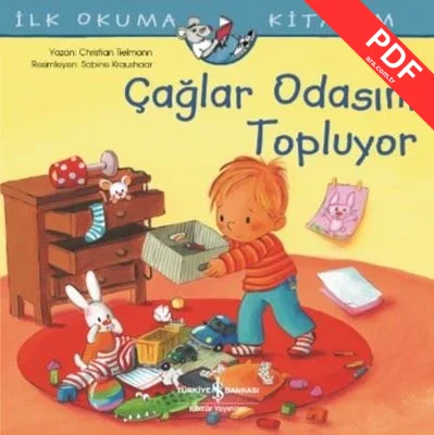 Çağlar Odasını Topluyor - İlk Okuma Kitabım kitap kapağı