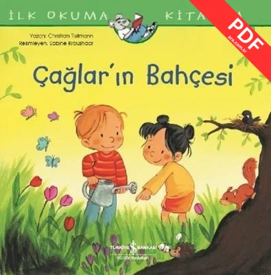 Çağlar'ın Bahçesi-İlk Okuma Kitabım kitap kapağı