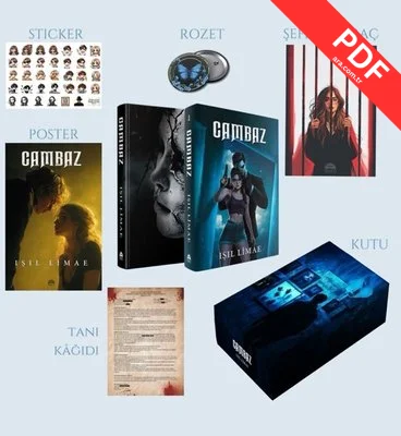 Cambaz - 7 Tutsak 1 Ölü Ciltli Kutulu kitap kapağı