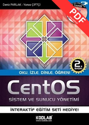 Centos Sistem ve Sunucu Yönetimi kitap kapağı