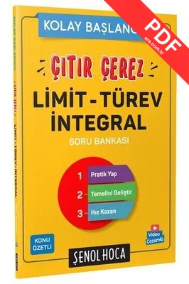 Çıtır Çerez Limit Türev İntegral kitap kapağı