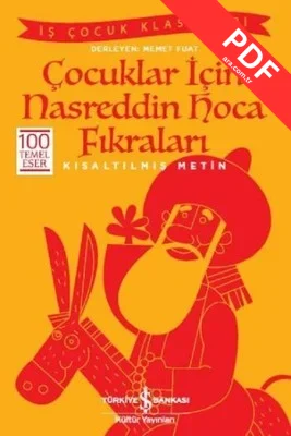 Çocuklar için Nasreddin Hoca Fıkraları-Kısaltılmış Metin kitap kapağı