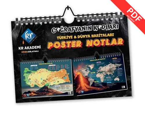 Coğrafyanın Kodları Türkiye ve Dünya Duvar Haritaları Poster Notlar kitap kapağı
