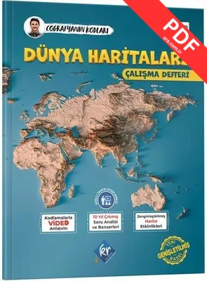 Coğrafyanın Kodları Dünya Haritaları Çalışma Defteri kitap kapağı