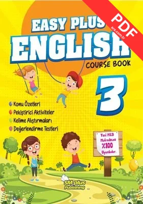 Course Book 3. Sınıf Easy Plus English kitap kapağı
