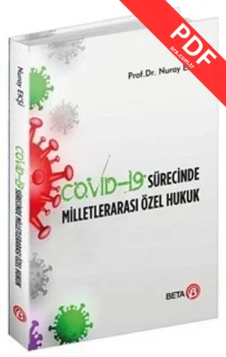 Covid - 19 Sürecinde Milletlerarası Özel Hukuk kitap kapağı