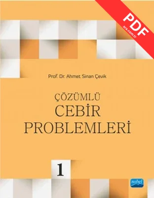 Çözümlü Cebir Problemleri 1 kitap kapağı