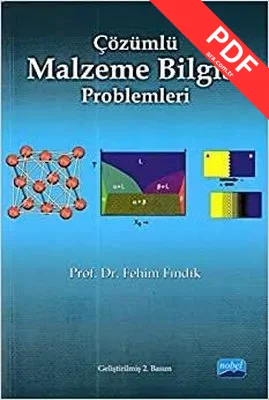 Çözümlü Malzeme Bilgisi Problemleri kitap kapağı