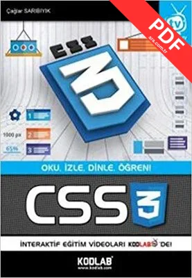 CSS3 kitap kapağı