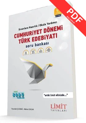 Cumhuriyet Dönemi Türk Edebiyatı Soru Bankası kitap kapağı