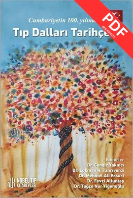 Cumhuriyetin 100. Yılında Tıp Dalları Tarihçesi kitap kapağı