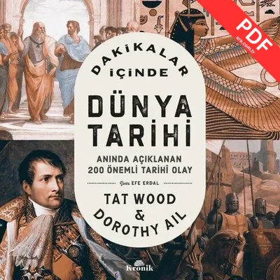 Dakikalar İçinde Dünya Tarihi - Anında Açıklanan 200 Önemli Tarihi Olay kitap kapağı