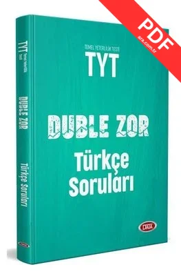 Data TYT Duble Zor Türkçe Soruları kitap kapağı