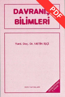 Davranış Bilimleri kitap kapağı