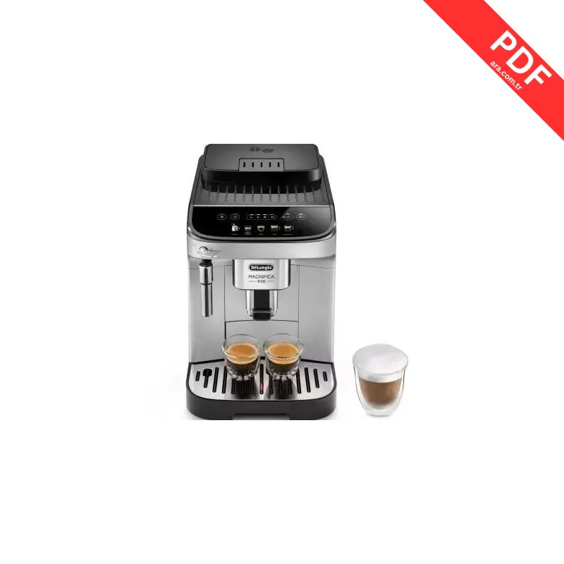 DeLonghi Magnifica Evo ECAM292.33.SB kılavuz kapağı