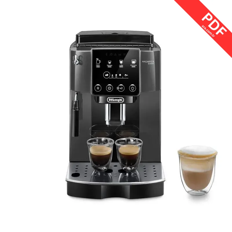 DeLonghi Magnifica Start ECAM220.22.GB kılavuz kapağı