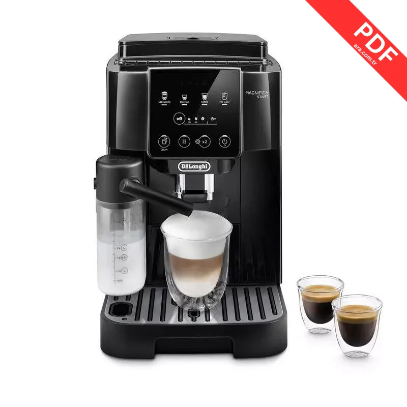 DeLonghi Magnifica Start ECAM220.60.B kılavuz kapağı