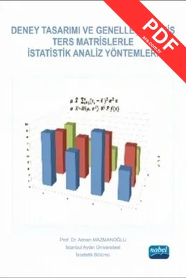 Deney Tasarımı ve Genelleştirilmiş Ters Matrislerle İstatistik Analiz Yöntemleri kitap kapağı